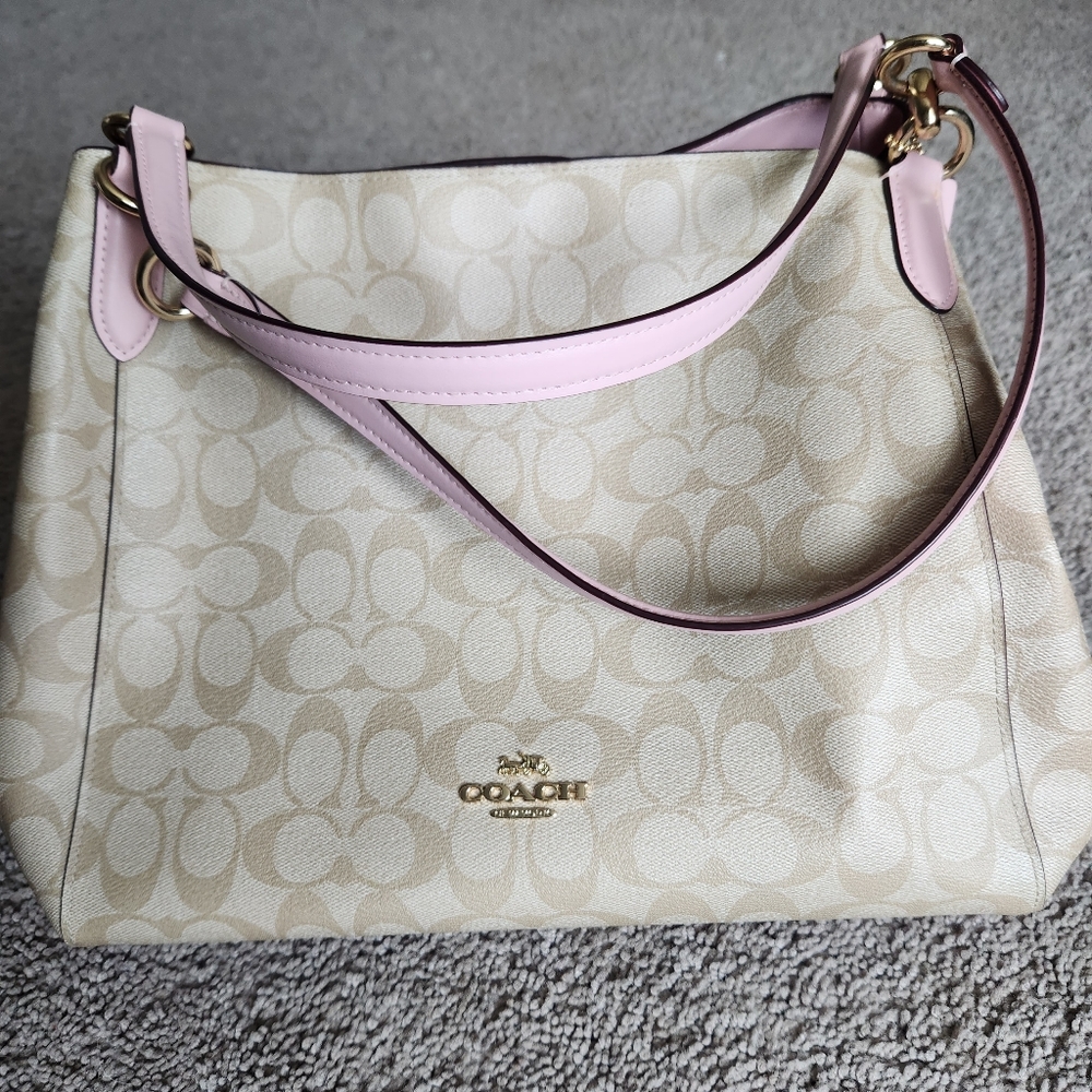 Coach Signature Coated Handbag